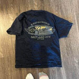 Vintage Harley Davidson women's small boxy tshirt Salt Lake City